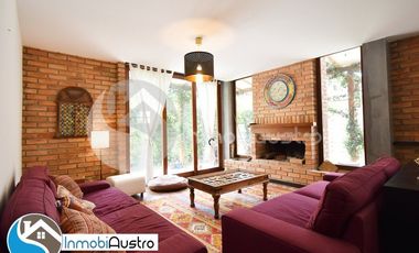 Challuabamba, Venta de Hermosa Casa Estilo Rústico Moderno