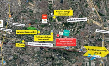 Guaranteed profit when you buy this home! Next to Wellington College and close to golf courses! For sale: Bangkok Boulevard Rama 9–Srinakarin.