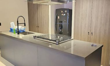 Bonito departamento amueblado nuevo en Be Grand del Valle