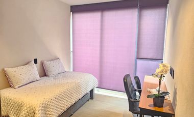Bonito departamento amueblado nuevo en Be Grand del Valle