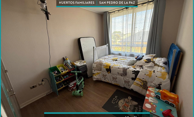 En venta departamento muy soleado ubicado en condominio de Huertos Familiares.
