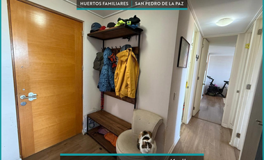 En venta departamento muy soleado ubicado en condominio de Huertos Familiares.