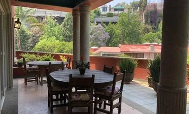 VENTA RESIDENCIA ESTILO COLONIAL MEXICANO EN BOSQUES DE LAS LOMAS CAS_5125 CM