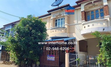 2-storey townhouse, 21 sq m., Nanthicha Village 3/8, Soi 5, Ban Kluai-Sai Noi Road, Kanchanaphisek Road, Sai Noi, Nonthaburi