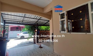 2-storey townhouse, 21 sq m., Nanthicha Village 3/8, Soi 5, Ban Kluai-Sai Noi Road, Kanchanaphisek Road, Sai Noi, Nonthaburi
