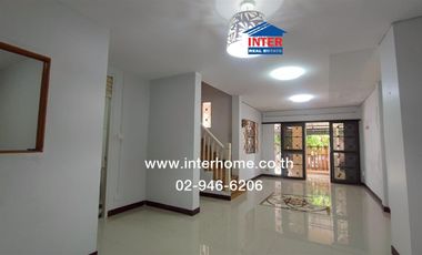 2-storey townhouse, 21 sq m., Nanthicha Village 3/8, Soi 5, Ban Kluai-Sai Noi Road, Kanchanaphisek Road, Sai Noi, Nonthaburi