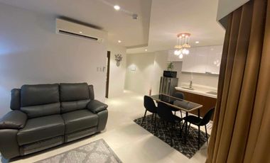 Overlooking Seaview 1 Bedroom Corner Condo w/ Balcony Fully-Furnished  in Tower D 10th floor Tambuli Seaside Living FOR SALE