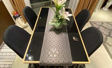 Overlooking Seaview 1 Bedroom Corner Condo w/ Balcony Fully-Furnished  in Tower D 10th floor Tambuli Seaside Living FOR SALE