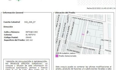 REMATO CASA EN EL RETOÑO IZTAPALAPA CIUDAD DEMEXICO