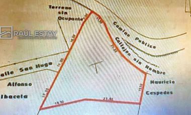 Vendemos terreno urbano en Villa residencial consolidada