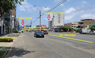 CASA EN VENTA EN PLENA AVENIDA NARANJAL A UNA CUADRA DE AV. PALMERAS, EN LOS OLIVOS