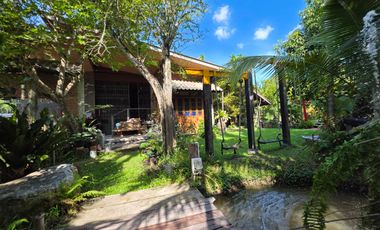 House for Sale: 2 Riverside Homes on 300 Sq. Wah, Great for Café or Vacation Home – Rayong