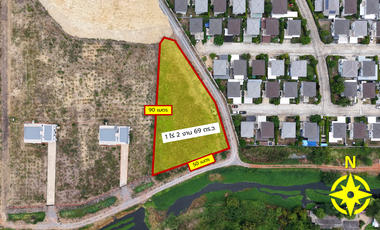 Don’t Miss This Investment Opportunity! Land for Sale Next to a Luxury Village and Riverside in the Heart of Sanam Chan,