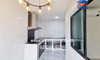 2-storey townhouse, 26 sq m., The Ritmo Village, Chaiyaphruek-Wongwaen, near Sai Noi Hospital, Kanchanaphisek Road, Bang Kruai-Sai Noi Road, Sai Noi,