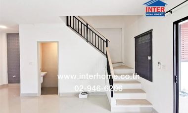 2-storey townhouse, 26 sq m., The Ritmo Village, Chaiyaphruek-Wongwaen, near Sai Noi Hospital, Kanchanaphisek Road, Bang Kruai-Sai Noi Road, Sai Noi,
