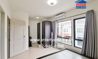 2-storey townhouse, 26 sq m., The Ritmo Village, Chaiyaphruek-Wongwaen, near Sai Noi Hospital, Kanchanaphisek Road, Bang Kruai-Sai Noi Road, Sai Noi,