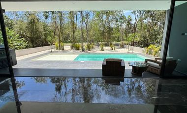 Casa con club de playa, alberca privada y casa club, en venta, Xpu-Há Tulum