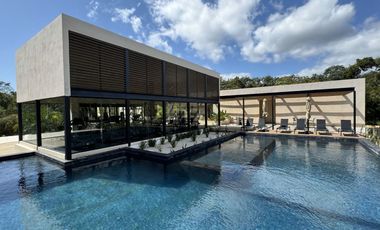Casa con club de playa, alberca privada y casa club, en venta, Xpu-Há Tulum