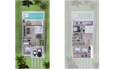 Casa con club de playa, alberca privada y casa club, en venta, Xpu-Há Tulum