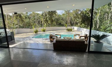 Casa con alberca privada, con club de playa y casa club, en venta, Xpu-Há Tulum