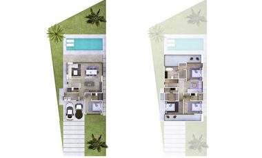 Casa con alberca privada, con club de playa y casa club, en venta, Xpu-Há Tulum