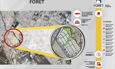 Terreno Comercial en Venta en Foret Residencial