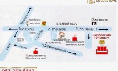 2DD-834128 Single house, beautiful house, Chao Phraya, Nakhon Sawan, near Nakhon Sawan Vocational College