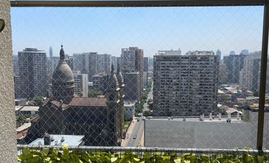 Inmejorable vista de Santiago - Se Arrienda Departamento LOFT en Santiago Centro, con espectacular vista