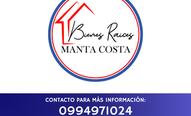Departamento en venta con espectaculares vistas en Manta, muy cerca de Plaza La Quadra