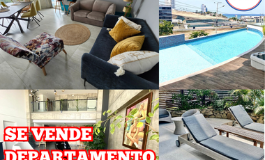 Departamento en venta con espectaculares vistas en Manta, muy cerca de Plaza La Quadra
