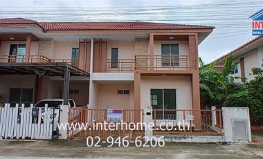 2-storey townhouse, 25.3 sq.w., i-Leaf Town Village, Lam Luk Ka, Khlong 3, Soi Chalommark Phicharn, Khlong 3 Road, Lam Luk Ka Road, Lam Luk Ka, Pathum