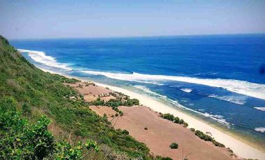 Premium Cliff front Land 2,97 Hectare or 29700 SqM in Pecatu Uluwatu Nyang Nyang Beach Bali