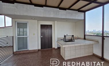 VENTA DEPARTAMENTO EXTERIOR CON BALCON Y ROOF GARDEN PROPIO CON ASADOR, PORTALES NORTE BENITO JUAREZ