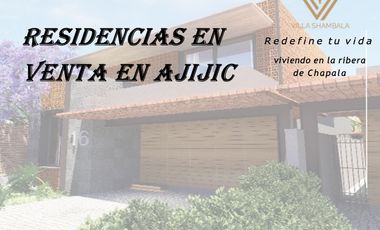 Venta de Casas en Villa Shambala   solo 16 residencias  AJIJIC Chapala Jalisco