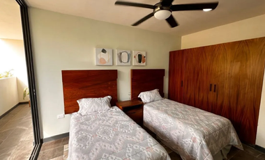 Departamento de 2 recámaras a estrenar en Conkal