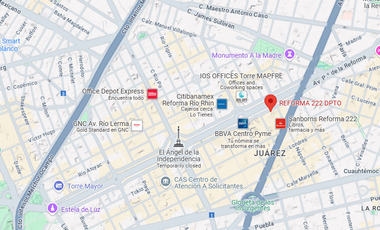 VENTA DE DEPARTAMENTO EN REFORMA 222