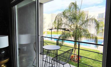 VENTA DE DEPARTAMENTO EN RESIDENCIAL CON ALBERCA EN YAUTEPEC, MORELOS.