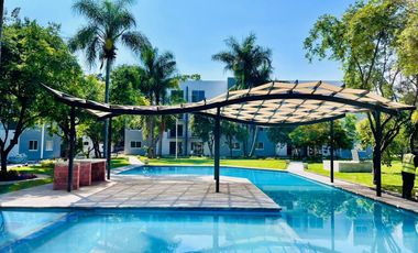 VENTA DE DEPARTAMENTO EN RESIDENCIAL CON ALBERCA EN YAUTEPEC, MORELOS.