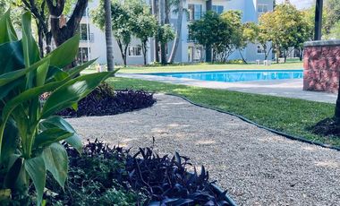 VENTA DE DEPARTAMENTO EN RESIDENCIAL CON ALBERCA EN YAUTEPEC, MORELOS.