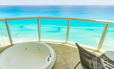 Renta departamento Bay View Grand, Zona Hotelera, Cancun Mexico