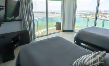 Renta departamento Bay View Grand, Zona Hotelera, Cancun Mexico