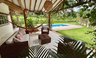HERMOSA CASA CAMAPESTRE EN MEDIO DE LA NATURALEZA