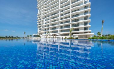 OPORTUNIDAD DEPARTAMENTO EN RENTA, BLUME PUERTO CANCUN, PISO ALTO VISTA AL MAR