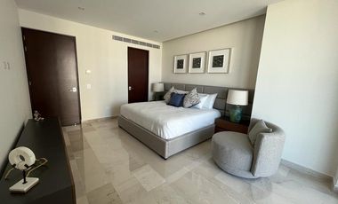 OPORTUNIDAD DEPARTAMENTO EN RENTA, BLUME PUERTO CANCUN, PISO ALTO VISTA AL MAR