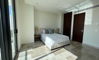 OPORTUNIDAD DEPARTAMENTO EN RENTA, BLUME PUERTO CANCUN, PISO ALTO VISTA AL MAR