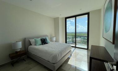 OPORTUNIDAD DEPARTAMENTO EN RENTA, BLUME PUERTO CANCUN, PISO ALTO VISTA AL MAR
