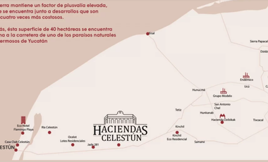 Terreno Rustico en Haciendas Celestun, 28 minutos de la playa
