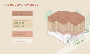 Pent House en PREVENTA, Col. San Rafael, MIguel Schultz 81