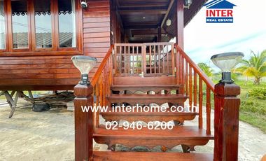 Single-storey detached house + land 240 sq.w. Single-storey detached house + land, Soi Noen Sompoi 1, Nakhon Nayok, Road 3049, Chaloem Phrakiat Ratcha