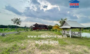 Single-storey detached house + land 240 sq.w. Single-storey detached house + land, Soi Noen Sompoi 1, Nakhon Nayok, Road 3049, Chaloem Phrakiat Ratcha